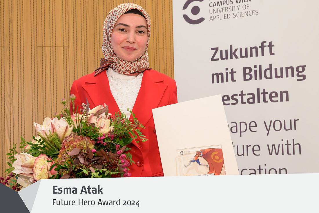 © HCW | Leitner Portrait von Esma Atak bei der Preisverleihung