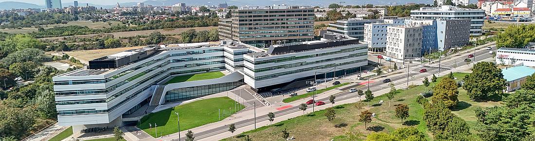 © HCW / Emozio Communications Aerial view on Hochschule Campus Wien Science City