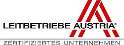 Logo Leitbetriebe Austria Logo mit Schriftzug Leitbetriebe Austria zertifiziertes Unternehmen