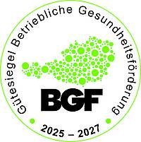 BGF Gütesiegel 2025-2027